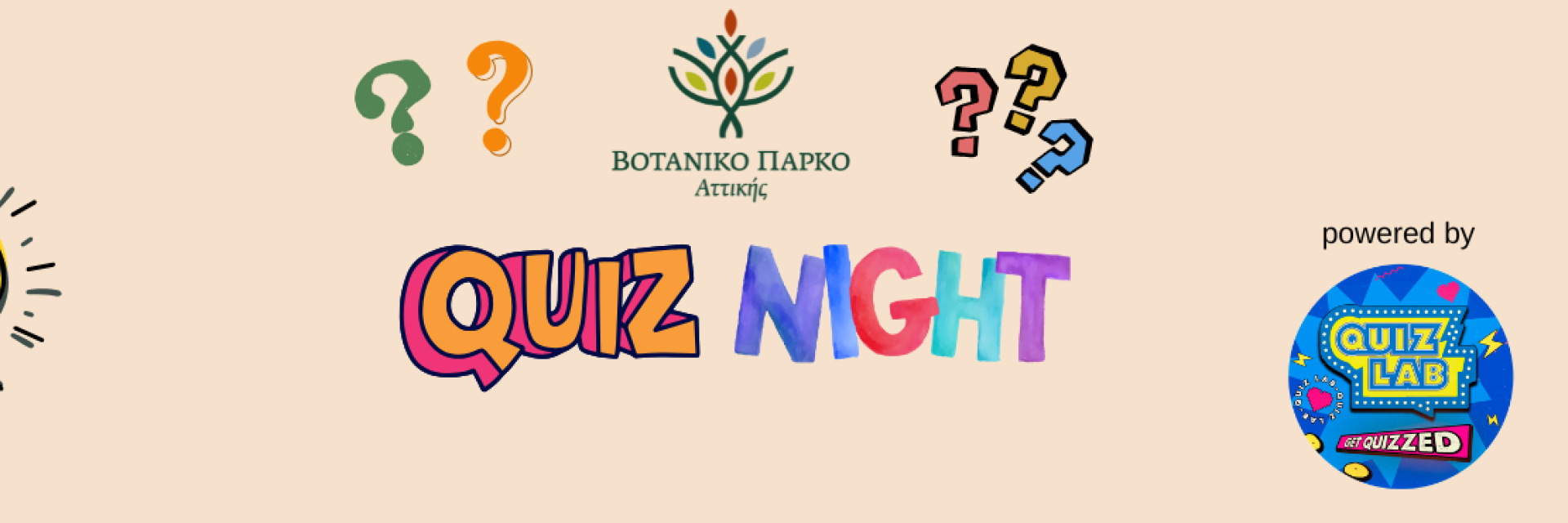 QUIZ NIGHT for adults at the  Park!